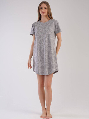 Купить Хлопковая туника с коротким рукавом VIENETTA 2123500488 в Украина в Lingerie.ua - Одяг для дому та відпочинку, Фото 5