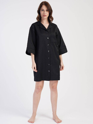 Купить Халат рубашка из штапеля на пуговицах VIENETTA PLUS 4010290000 в Украина в Lingerie.ua - Одяг для дому та відпочинку, Фото 2