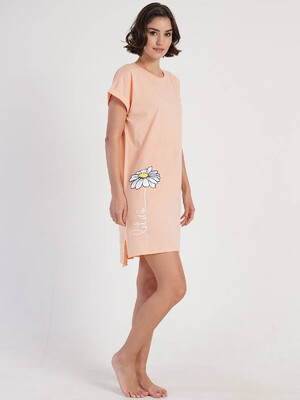 Купить Хлопковая туника с коротким рукавом VIENETTA 3121210000 в Украина в Lingerie.ua - Одяг для дому та відпочинку, Фото 2