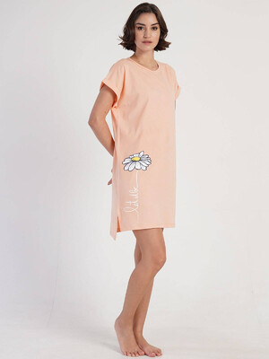 Купить Хлопковая туника с коротким рукавом VIENETTA 3121210000 в Украина в Lingerie.ua - Одяг для дому та відпочинку, Фото 4