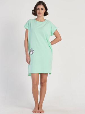 Купить Хлопковая туника с коротким рукавом VIENETTA 3121210000 в Украина в Lingerie.ua - Одяг для дому та відпочинку, Фото 7