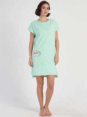 Купить Хлопковая туника с коротким рукавом VIENETTA 3121210000 в Украина в Lingerie.ua - Одяг для дому та відпочинку, Фото 8