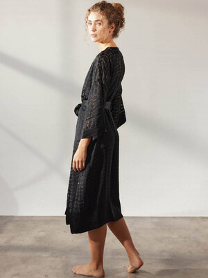 Купить Шелковый халат кимоно длинный HAYS 36500 в Украина в Lingerie.ua - Одяг для дому та відпочинку, Фото 2