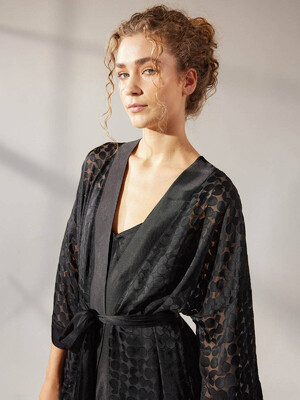 Купить Шелковый халат кимоно длинный HAYS 36500 в Украина в Lingerie.ua - Одяг для дому та відпочинку, Фото 4