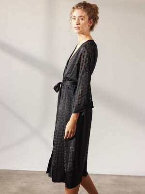 Купить Шелковый халат кимоно длинный HAYS 36500 в Украина в Lingerie.ua - Одяг для дому та відпочинку, Фото 5