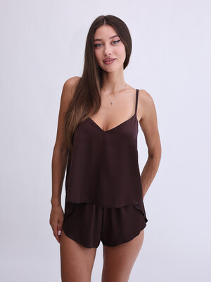Купить Шелковый комплект из майки и шорт LINGERIE 170726 в Украина в Lingerie.ua - Одяг для дому та відпочинку, Фото 13