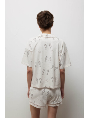 Купить Хлопковая классическая пижама с шортами HAYS 40257 в Украина в Lingerie.ua - Одяг для дому та відпочинку, Фото 2