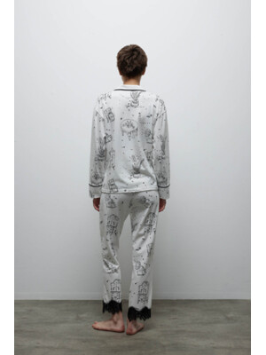 Купить Хлопковая классическая пижама с длинным рукавом HAYS 40232 в Украина в Lingerie.ua - Одяг для дому та відпочинку, Фото 6