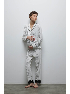 Купить Хлопковая классическая пижама с длинным рукавом HAYS 40232 в Украина в Lingerie.ua - Одяг для дому та відпочинку, Фото 8