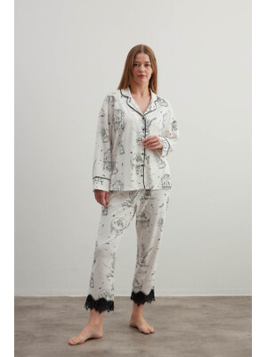 Купить Хлопковая классическая пижама с длинным рукавом HAYS 40240 в Украина в Lingerie.ua - Одяг для дому та відпочинку, Фото 1