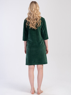 Купить Велюровый женский халат на молнии VIENETTA 4031080000 в Украина в Lingerie.ua - Одяг для дому та відпочинку, Фото 3