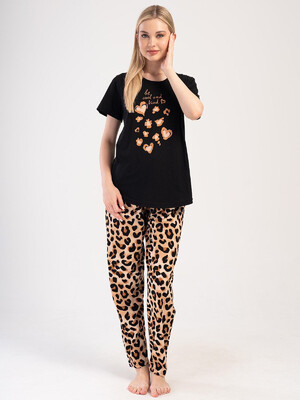 Купить Хлопковый комплект с коротким рукавом VIENETTA 4041294962 в Украина в Lingerie.ua - Одяг для дому та відпочинку, Фото 3