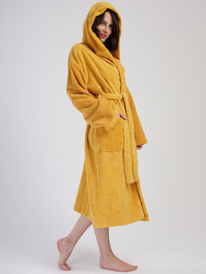 Купить Теплый женский халат с капюшоном VIENETTA 1617020000 в Украина в Lingerie.ua - Одяг для дому та відпочинку, Фото 9