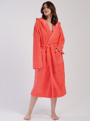 Купить Теплый женский халат с капюшоном VIENETTA 1617020000 в Украина в Lingerie.ua - Одяг для дому та відпочинку, Фото 5