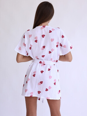 Купить Мусліновий літній короткий халат LINGERIE 170718 в Украина в Lingerie.ua - Одяг для дому та відпочинку, Фото 10