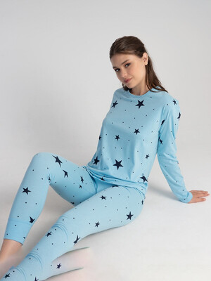 Купить Домашній жіночий комплект з довгим рукавом VIENETTA 4040421985 в Украина в Lingerie.ua - Одяг для дому та відпочинку, Фото 2