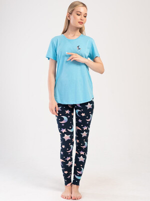 Бавовняний домашній комплект з коротким рукавом VIENETTA DREAM 4032766957