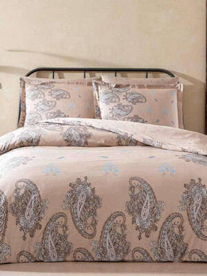 Купить Двуспальный комплект постельного белья TAC Saten Delux HERNA в Украина в Lingerie.ua - Одяг для дому та відпочинку, Фото 1