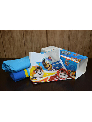 Купить Односпальный комплект постельного белья TAC Disney Paw Patrol Jet с простыней на резинке в Украина в Lingerie.ua - Одяг для дому та відпочинку, Фото 2