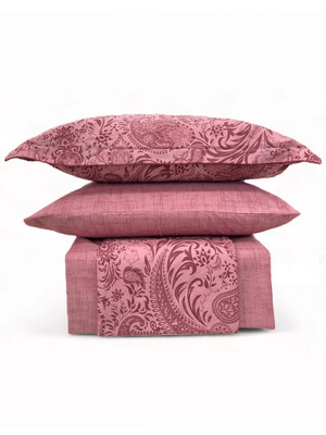 Купить Двуспальный комплект постельного белья IKRA LIFE Saten NORA в Украина в Lingerie.ua - Одяг для дому та відпочинку, Фото 3