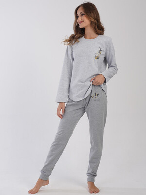 Купить Байковый домашний комплект большого размера VIENETTA 4030260000 в Украина в Lingerie.ua - Одяг для дому та відпочинку, Фото 8