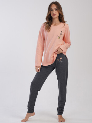 Купить Байковый домашний комплект большого размера VIENETTA 4030260000 в Украина в Lingerie.ua - Одяг для дому та відпочинку, Фото 4