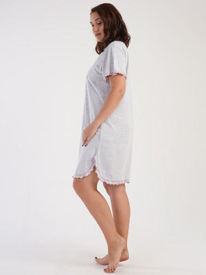 Купить Хлопковая ночная сорочка большого размера VIENETTA 3051020000 в Украина в Lingerie.ua - Одяг для дому та відпочинку, Фото 3