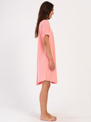 Купить Хлопковая домашняя туника с коротким рукавом VIENETTA 4053450000 в Украина в Lingerie.ua - Одяг для дому та відпочинку, Фото 4