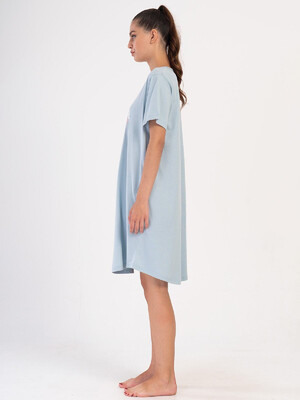 Купить Хлопковая домашняя туника с коротким рукавом VIENETTA 4053450000 в Украина в Lingerie.ua - Одяг для дому та відпочинку, Фото 5