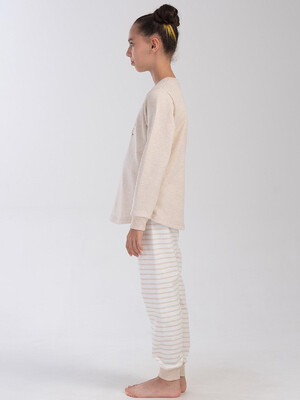 Купить Байковая детская пижама с длинным рукавом VIENETTA KIDS 4030970000 в Украина в Lingerie.ua - Одяг для дому та відпочинку, Фото 2