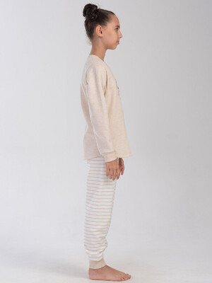 Купить Байковая детская пижама с длинным рукавом VIENETTA KIDS 4030970000 в Украина в Lingerie.ua - Одяг для дому та відпочинку, Фото 4