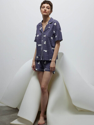 Купить Хлопковая женская пижама с шортами HAYS 40215 в Украина