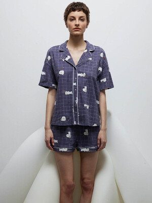 Купить Хлопковая женская пижама с шортами HAYS 40215 в Украина в Lingerie.ua - Одяг для дому та відпочинку, Фото 4