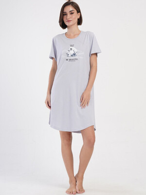 Хлопковая домашняя туника большого размера VIENETTA 4051680000