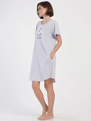 Купить Бавовняна домашня туніка великого розміру VIENETTA 4051680000 в Украина в Lingerie.ua - Одяг для дому та відпочинку, Фото 3