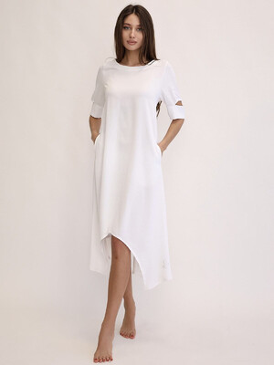 Купить Шелковая асимметричная туника LINGERIE 170661 в Украина в Lingerie.ua - Одяг для дому та відпочинку, Фото 2