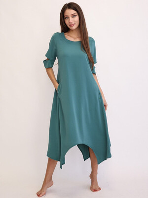 Купить Шелковая асимметричная туника LINGERIE 170661 в Украина в Lingerie.ua - Одяг для дому та відпочинку, Фото 11