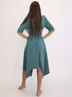 Купить Шелковая асимметричная туника LINGERIE 170661 в Украина в Lingerie.ua - Одяг для дому та відпочинку, Фото 3