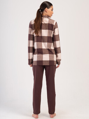 Купить Классическая женская пижама с длинным рукавом VIENETTA 4040381003 в Украина в Lingerie.ua - Одяг для дому та відпочинку, Фото 3