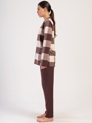 Купить Классическая женская пижама с длинным рукавом VIENETTA 4040381003 в Украина в Lingerie.ua - Одяг для дому та відпочинку, Фото 5