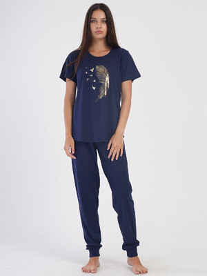 Купить Хлопковый домашний комплект большого размера VIENETTA 4051900000 в Украина в Lingerie.ua - Одяг для дому та відпочинку, Видео