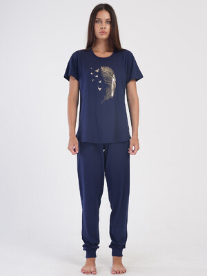 Купить Хлопковый домашний комплект большого размера VIENETTA 4051900000 в Украина в Lingerie.ua - Одяг для дому та відпочинку, Фото 5