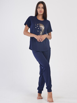 Купить Хлопковый домашний комплект большого размера VIENETTA 4051900000 в Украина в Lingerie.ua - Одяг для дому та відпочинку, Фото 6