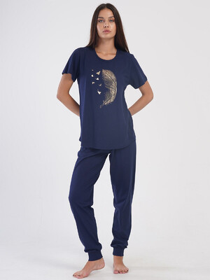 Купить Хлопковый домашний комплект большого размера VIENETTA 4051900000 в Украина в Lingerie.ua - Одяг для дому та відпочинку, Фото 7