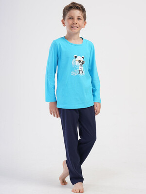 Купить Хлопковый домашний комплект с длинным рукавом для мальчика VIENETTA KIDS 4051360000 в Украина