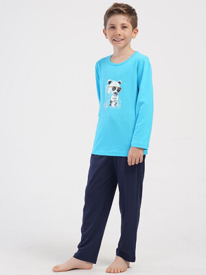 Купить Хлопковый домашний комплект с длинным рукавом для мальчика VIENETTA KIDS 4051360000 в Украина в Lingerie.ua - Одяг для дому та відпочинку, Фото 11