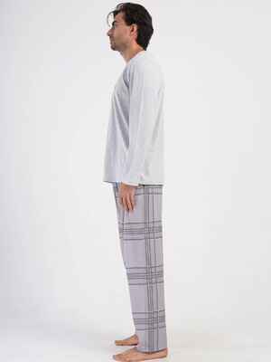 Купить Хлопковый домашний костюм с длинным рукавом VIENETTA MAN 4040720944 в Украина в Lingerie.ua - Одяг для дому та відпочинку, Фото 2