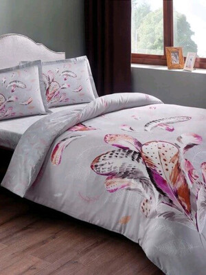 Купить Семейный комплект постельного белья TAC Saten Ratna в Украина в Lingerie.ua - Одяг для дому та відпочинку, Фото 1