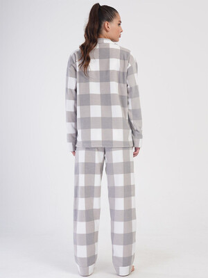 Купить Теплая флисовая пижама классическая VIENETTA 4030770298 в Украина в Lingerie.ua - Одяг для дому та відпочинку, Фото 7