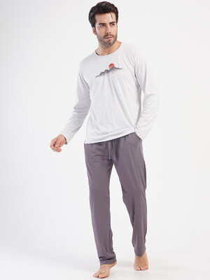 Купить Хлопковый мужской домашний комплект большого размера VIENETTA MAN 4053020000 в Украина в Lingerie.ua - Одяг для дому та відпочинку, Фото 2